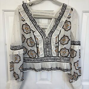By Anthropologie Blouse, Size 8, New with tags